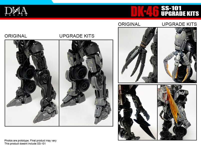 Image of DK-46 101 Scourge DNA Design Ugrade Kit for Transformers Rise Of The Beasts Leader (1...jpg