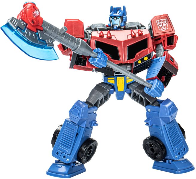 Image of TRANSFORMERS LEGACY UNITED VOYAGER CLASS ANIMATED UNIVERSE OPTIMUS PRIME (1)__scaled_...jpg