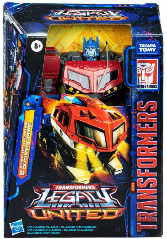 Image of TRANSFORMERS LEGACY UNITED VOYAGER CLASS ANIMATED UNIVERSE OPTIMUS PRIME (3)__scaled_...jpg