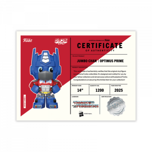 Jumbo Chan Optimus Prime 14'' Vinyl Collectible, , hi-res(3).png